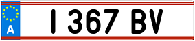 Truck License Plate